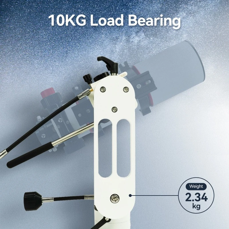 Dual-axis micro-motion portable warp and weft platform, 360-degree dial, dual-axis worm gear, load-bearing 10 kg