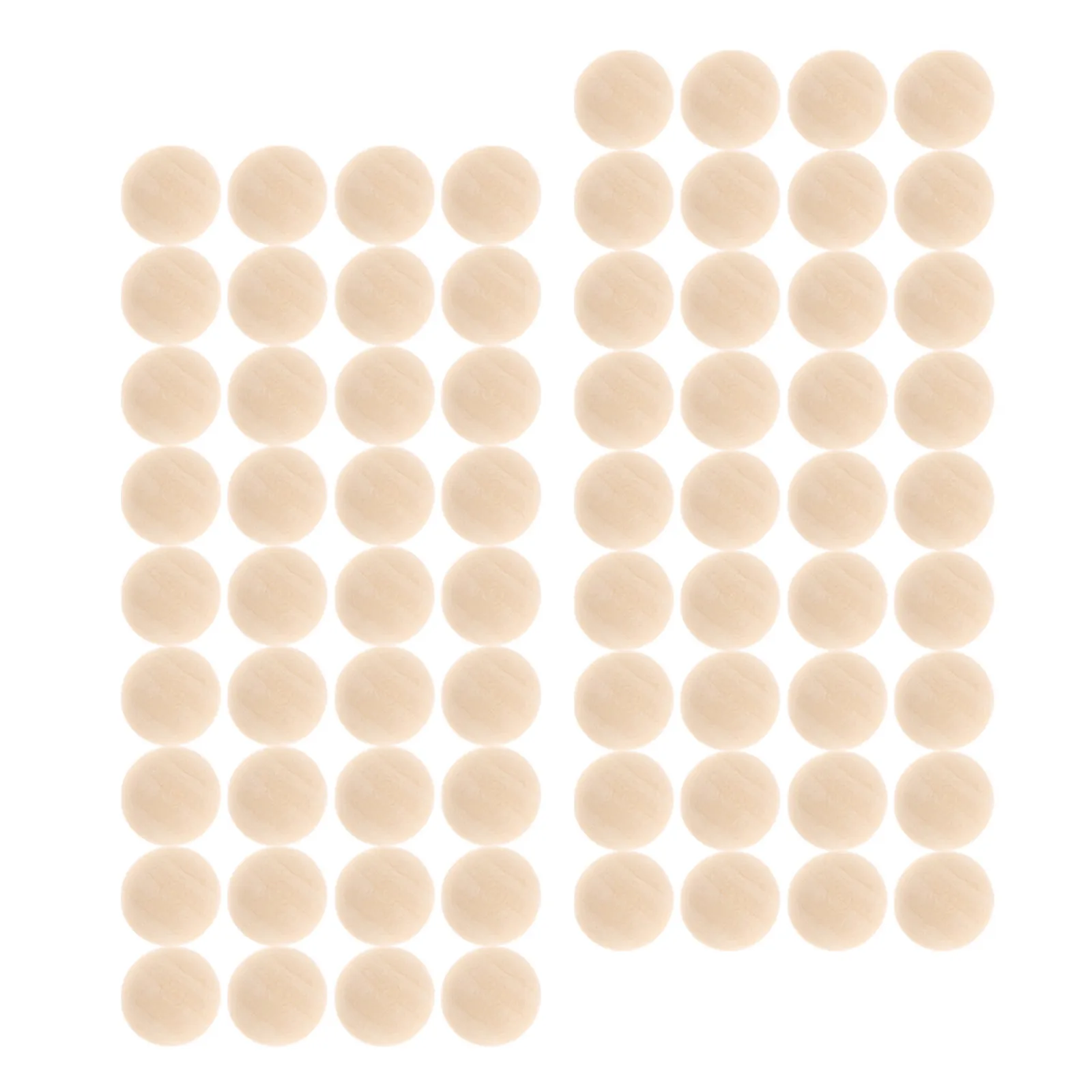 

100Pcs DIY Half Wooden Beads Unfinished Natural Wood Balls Craft Making Loose Charms Jewelry Decorations Wooden Beads for Crafts