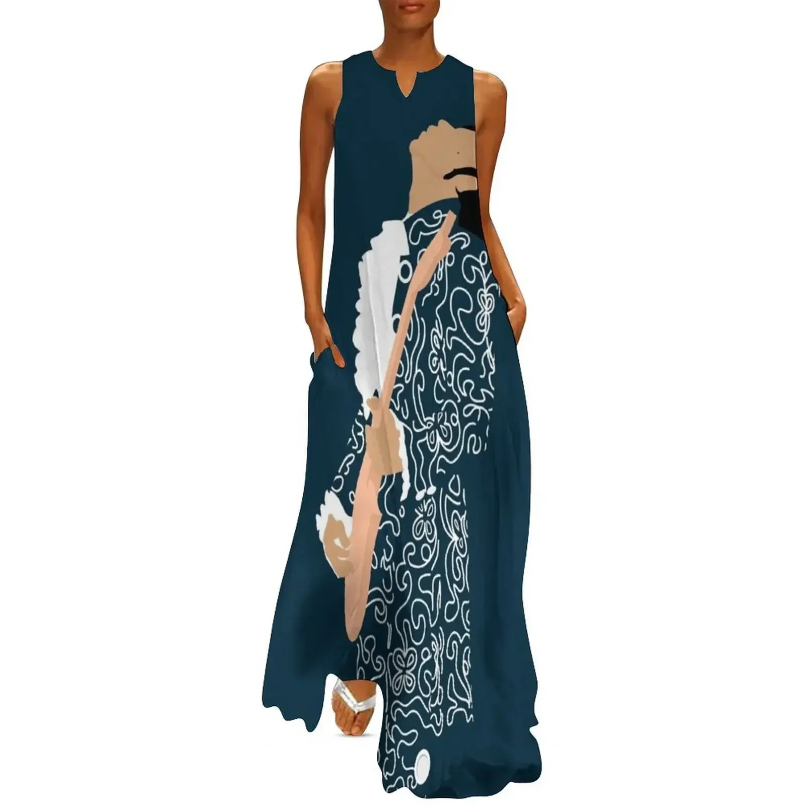 

Mozart Long Dress african dresses for woman Women's skirt dresses for official occasions purple dress Dress