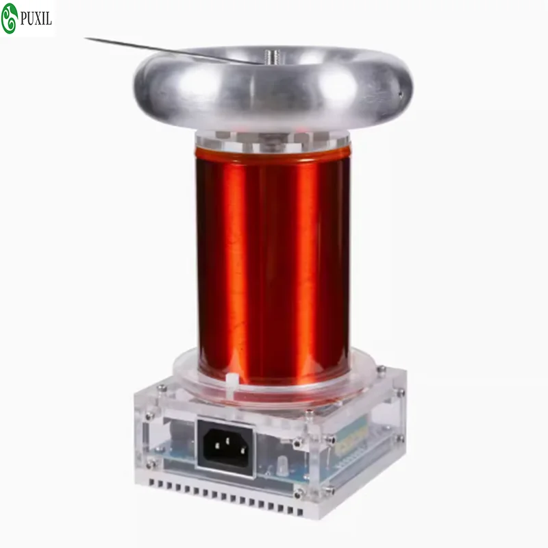 DIY Music Tesla Coil, SSTC High Frequency Generator, ignition Brighten Model, Wth Driver Board, Arc Extinguishing Tesla 20cm