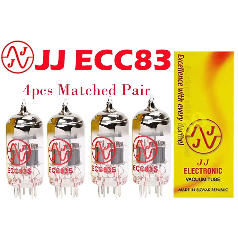 JJ ECC83S ECC83 Vacuum Tube Replace 12AX7 12AX7B 5751 B339 7025 ECC803 HIFI Audio Valve Electronic Tube Amplifier Amp Kit Diy