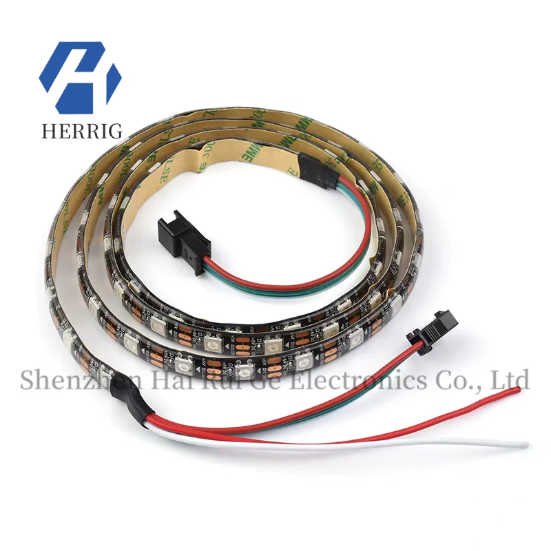 

Raspberry Pi WS2812B color light RGB LED light 5050 bead 60 bit 5V microcontroller programmable LED light strip