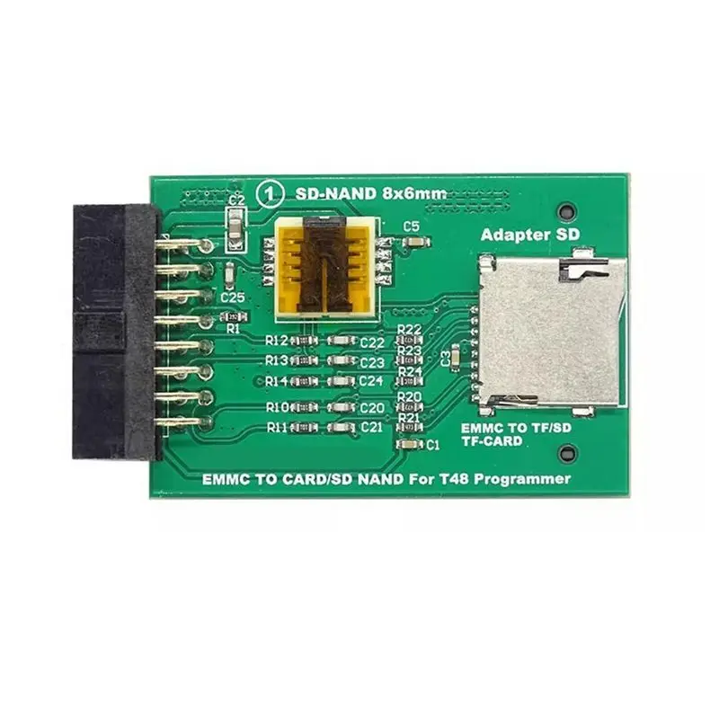EMMC SD Adapter For Xgecu T48 Progammer EMMC SD Adapter Support Reading And Writing SD / TF Card EMMC Chip