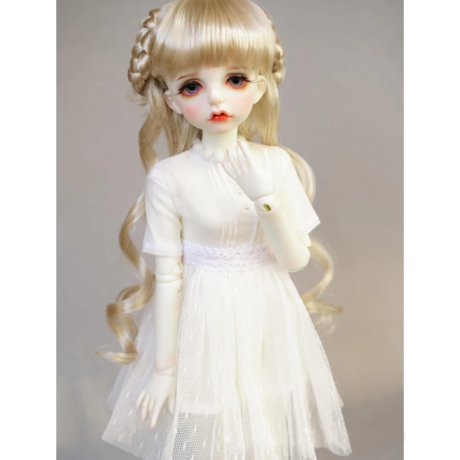 [wamami] White Dress For 1/4 MSD 1/3 1/6 SD DD DZ AOD Dolls Dollfie Outfits