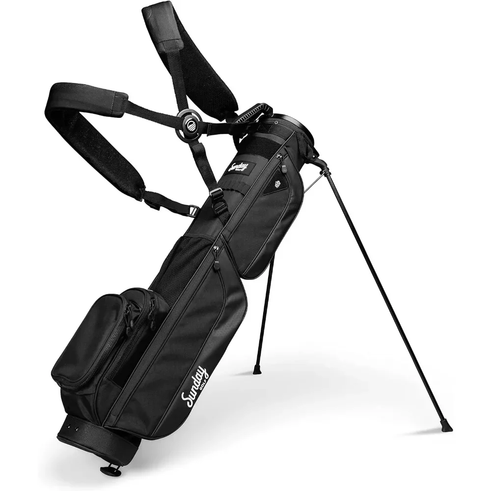 Sunday Golf Bag with Strap and Stand – Easy to Carry Pitch n Putt Golf Bag