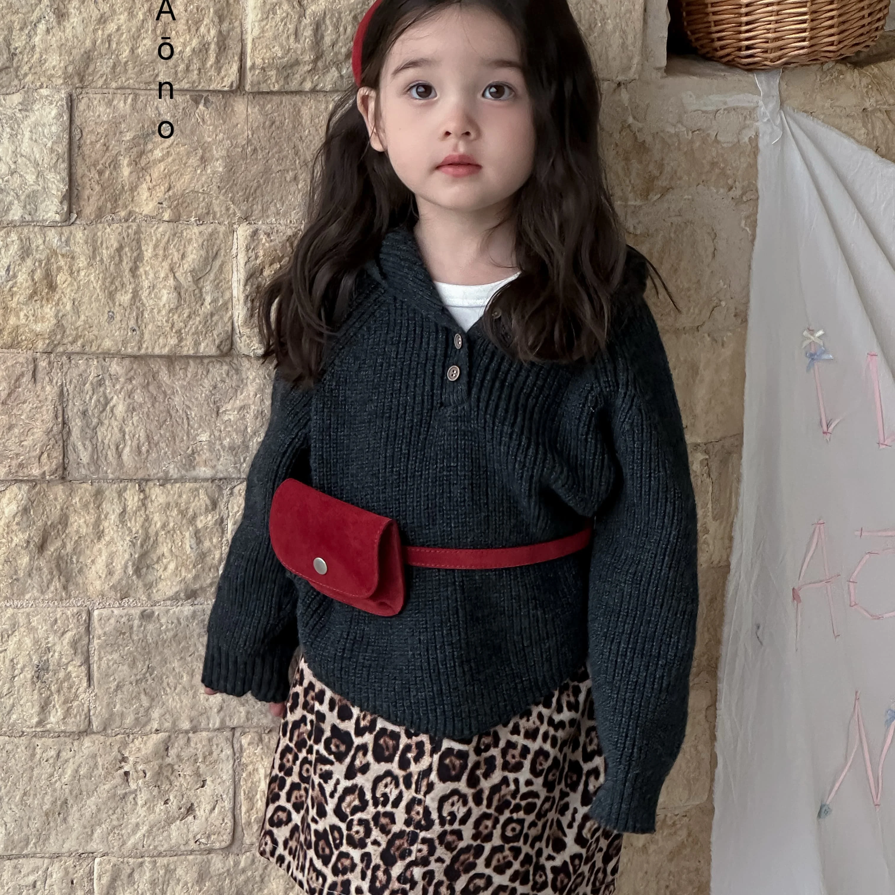 

SeasonSea Toddler Baby Girl Leopard Print Skirt - Vintage A-line Mini Bottoms with Elastic Waist for Autumn Winter Kids Fashion