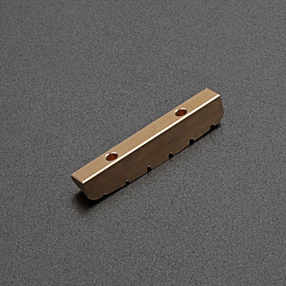 

Electric Guitar String Nut Replacement Brass Upper String Nuts For Tone Upgrade Music Instrument Accessories Bridge Saddle