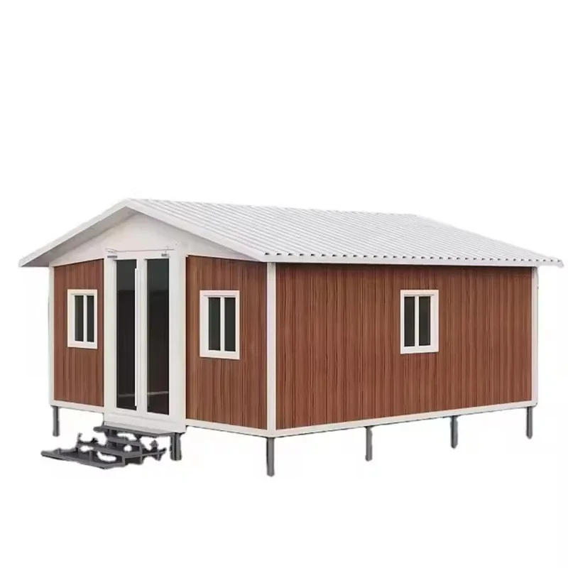 Tiny Home Extendable Prefab Houses Modern House 20 Ft With Adjustable Steel Legs Expandable Container House Folding Room France