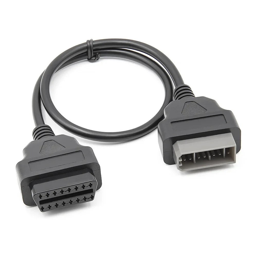 JieYuan For Nissan 14 Pin to OBD2 16 Pin Cable Car Diagnostic Connector For Nissan 14Pin to 16Pin OBD OBDII Adapter