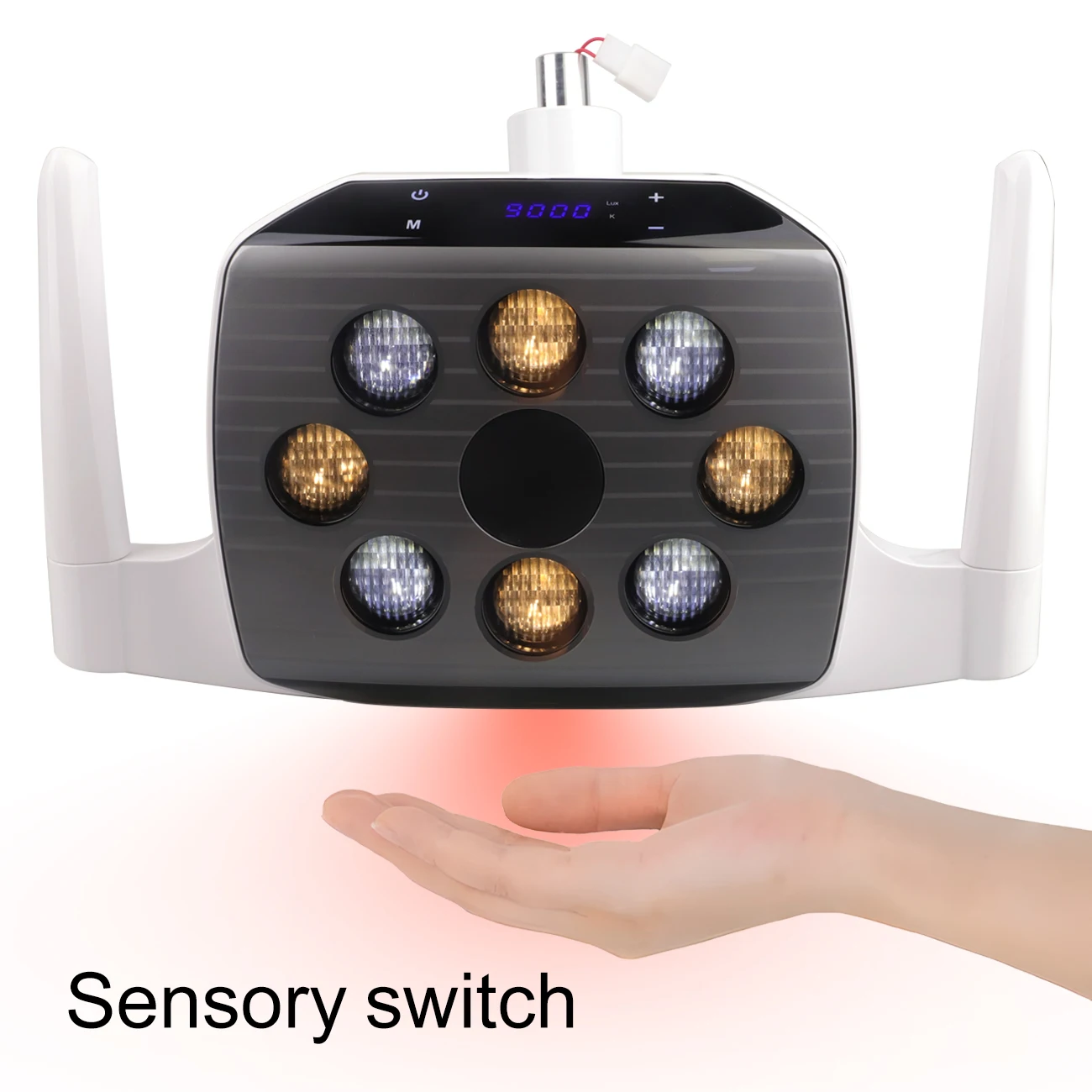 

8 LED Dental LED Lamp Oral Light For Chair Light Bicolor Adjustable Brightness Lamp With Touch Screen Oral Care Tool