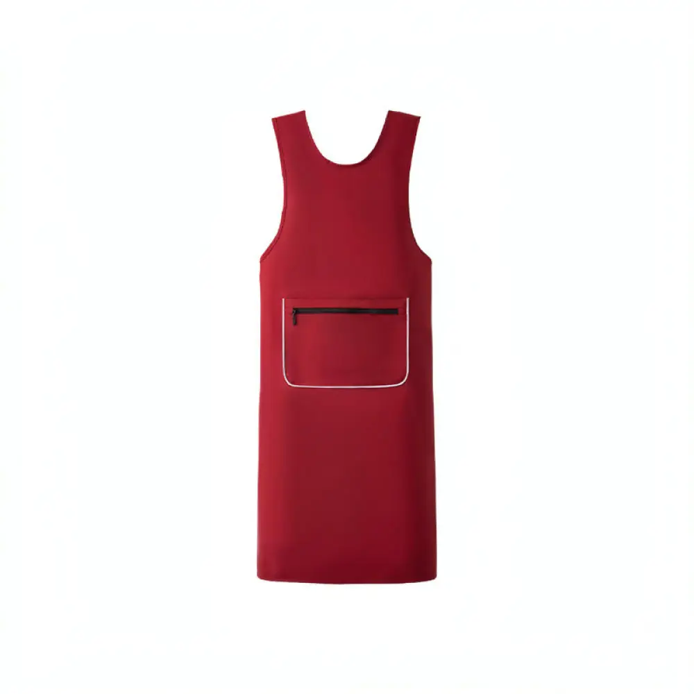 Oversized Waterproof Apron Kitchen Cooking Smock Oil Resistant Sleeveless Bib Comfortable Shoulder Workwear For Chef Waiter