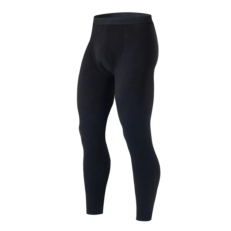 Men's Thermal Underwear Bottoms Autumn and Winter Riding Leggings Handsome Men's Sports Motorcycle Comfortable Warm Autumn Pants