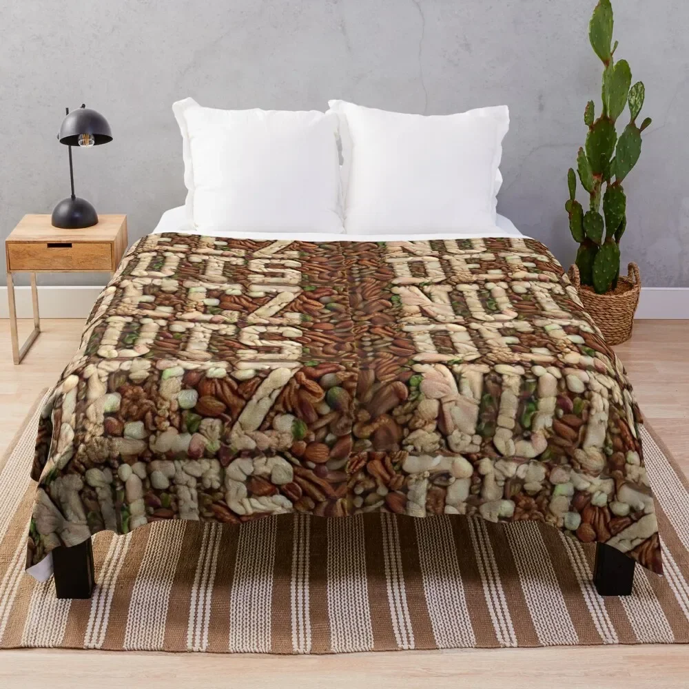 

Deez Nuts Throw Blanket Travel Tourist Blankets