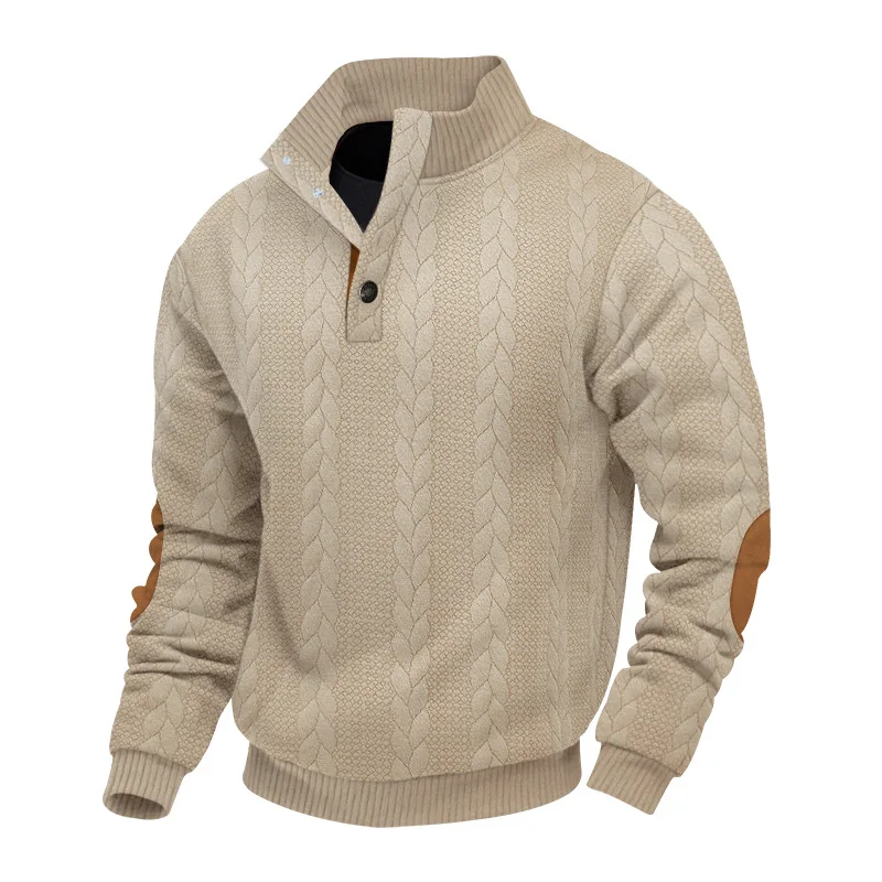 Pop Autumn Winter Outdoor Leisure Tassel Cardigan European Size Fashionable Men's Casual Long Sleeve Knitted Hoodie Sweatshirt