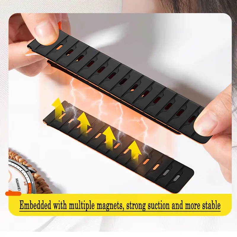 Metal Connector Redmi Watch 4 5 6 Strap Magnetic Watchband For Xiaomi Mi Band 10Pro 8Pro 9Pro Bracelet - view 3