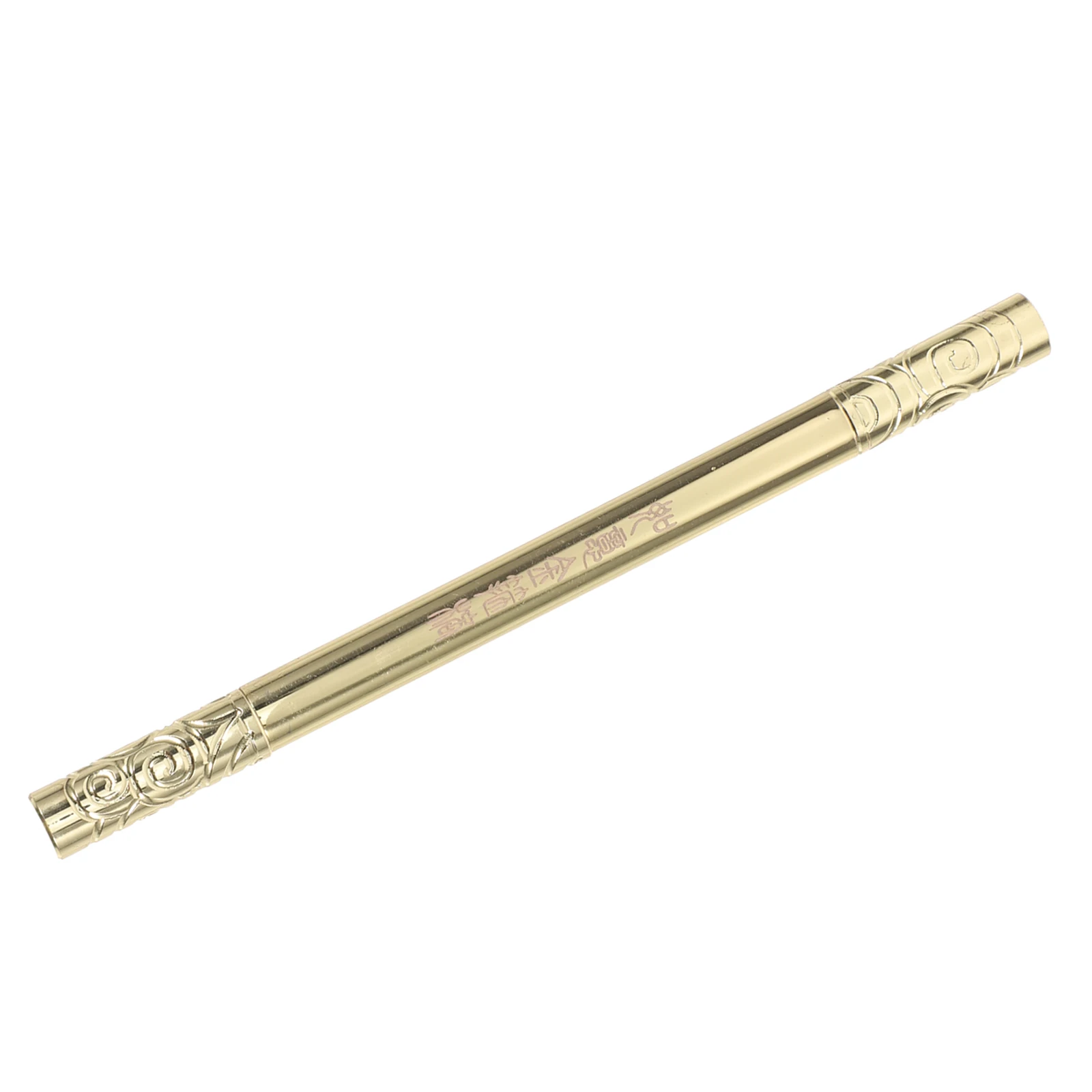 

Golden Cloud Ruyi Metal Ballpoint Pen Writing Tool for Parties Christmas Black Gel Ink Executive Office Supplies Funny