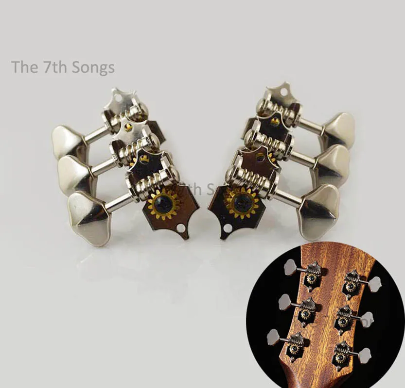 

Акустическая гитара открытый стиль машина голова никель Гильдия стиль Тюнинг peg 3R3L 6 шт