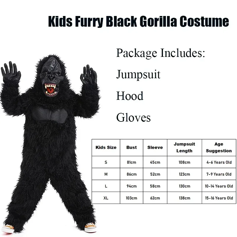 Gorila tik tok streaming ao vivo orangotangos cosplay mascote traje macaco simian monstros festival de natal adulto king kong outfit