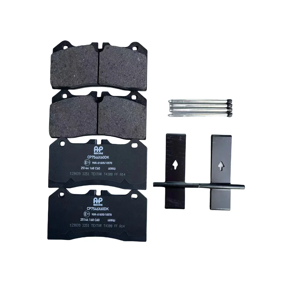 Rear carbon Ceramic Brake Pads,Clips,For AP RACING,For Brembo,Brake Pad kit for Mclaren