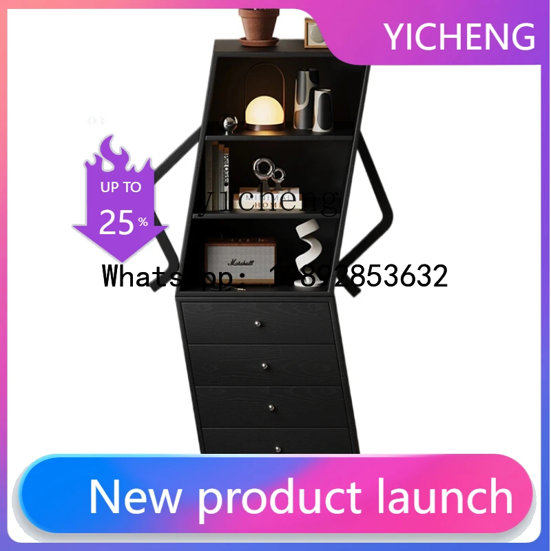 

X9 creative high cabinet modern light luxury living room TV side cabinet against the wall kitchen storage bucket cabinet