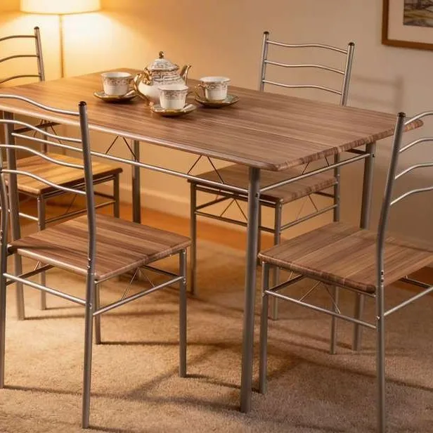 Household dining table and chair combination set Dining room Study bedroom Multifunctional table and chair