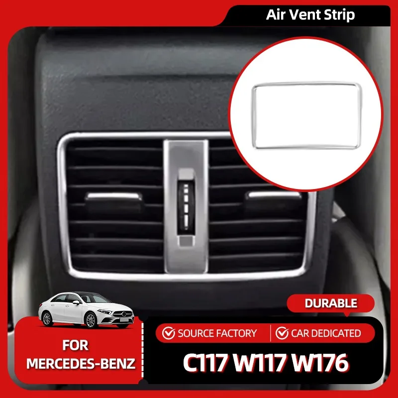 

Внутренние молдинги ABS, задняя крышка вентиляционного отверстия автомобиля, накладка для Mercedes Benz A B GLA CLA Class C117 W117 W176 W246 A