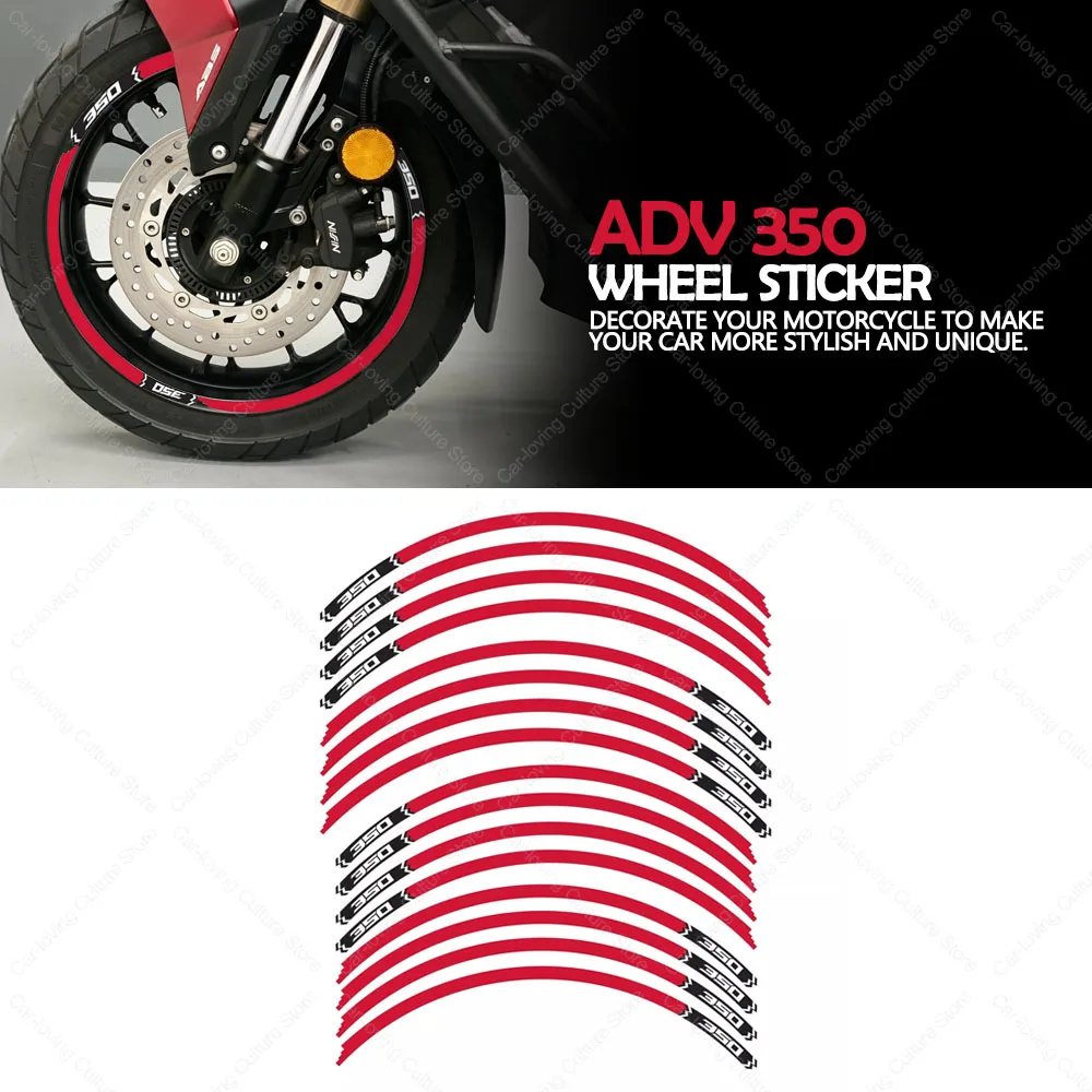 

For Adv 350 adv350 Motorcycle Accessories Waterproof Protective Wheel Sticker High Quality Epoxy Resin Protective Sticker