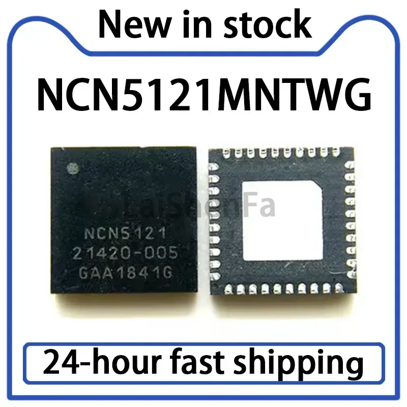 1PCS NCN5121MNTWG Packaged QFN-40 Twisted Pair Network Transceiver, in Stock