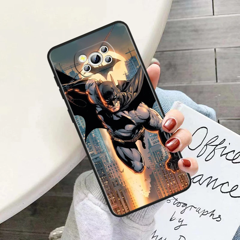 Cute B-batmans Superhero For Honor V20 10i 10X 9S 9X 9C 9A 8X 8C 8A 7S Magic 5 Lite Pro MAX Black Soft Phone Case image 6