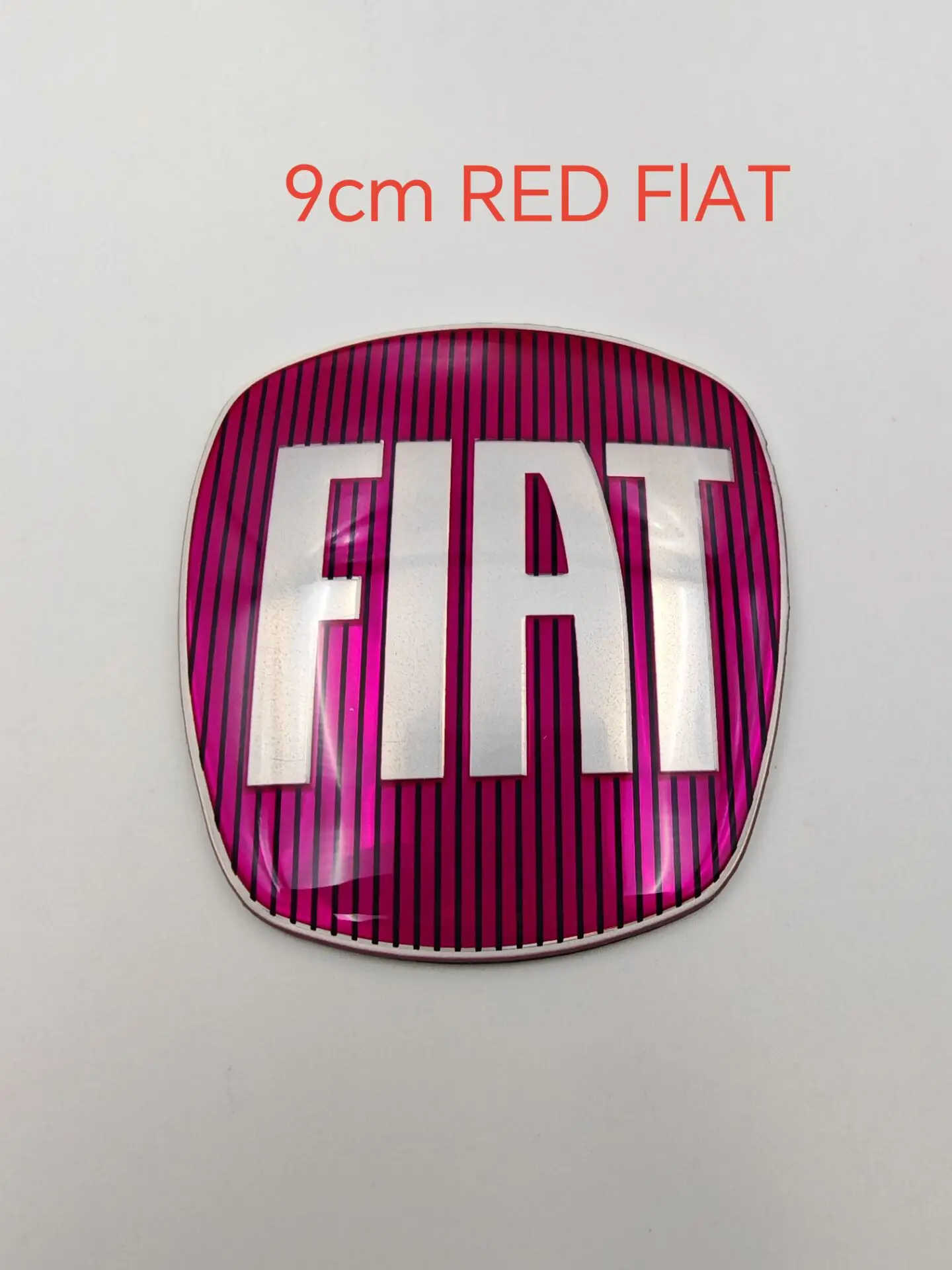 Emblema ABS de 9cm, 90mm para Capô de Carro FIAT - Acessório para Doblo, Tipo, Panda, Ducato, Fiorino, Grande Punto, 500X, 500, Freemont, Stilo