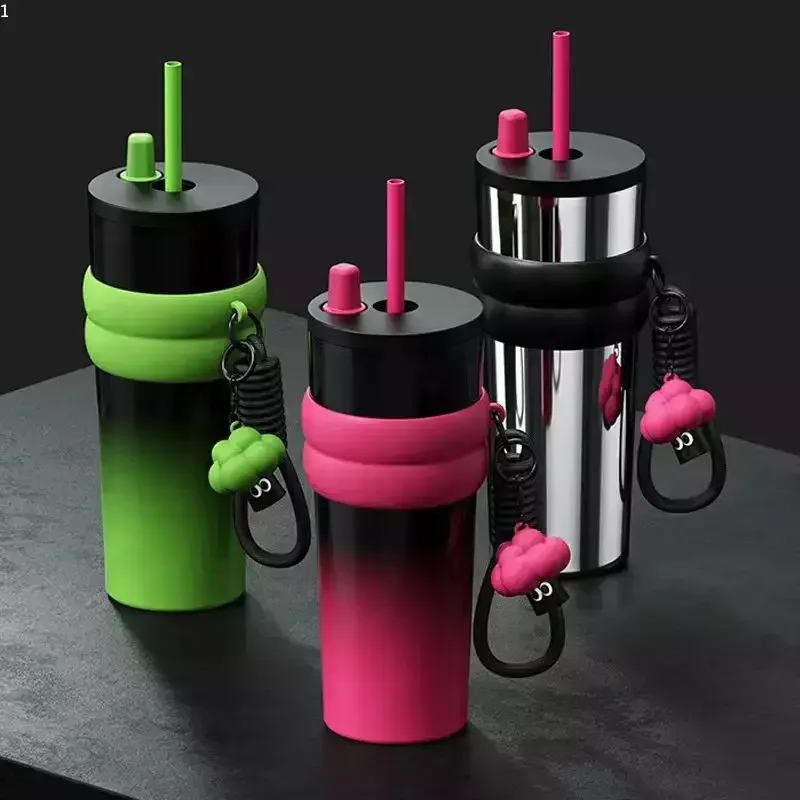 

Stainless Steel Car Thermos Cup Thermal Coffee Mug 710ml Large Capacity Leakproof Water Bottle for Sport Cold Drink Bottle