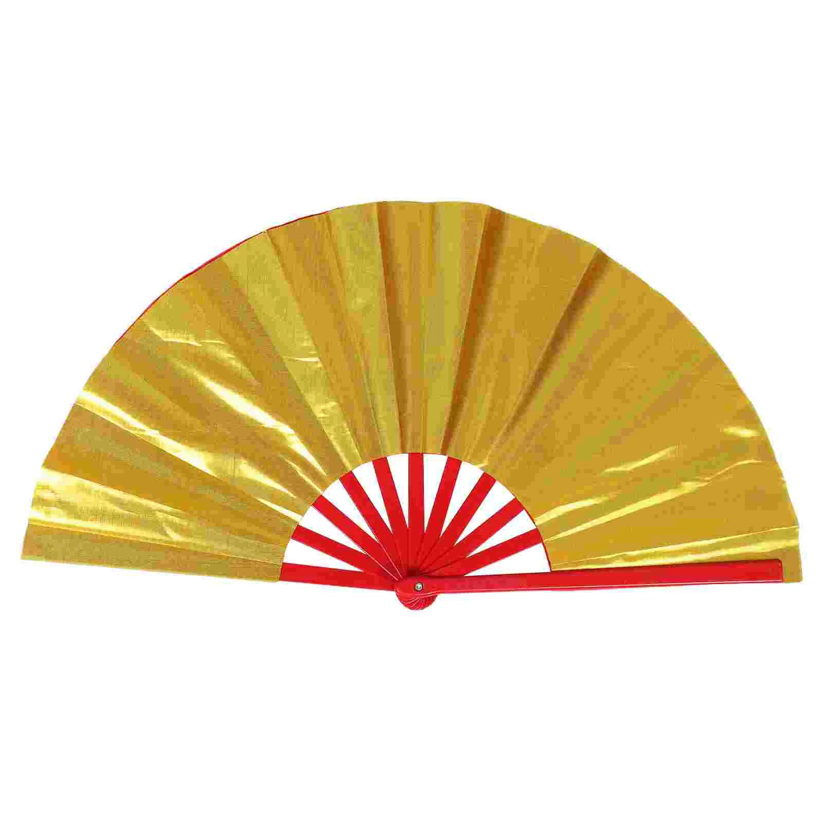 Children's Tai Chi Hand Fan Foldable Performance Fan Chinese Style Kung Fu Fan Decorative Festival and Holiday Sports Dancing Fa