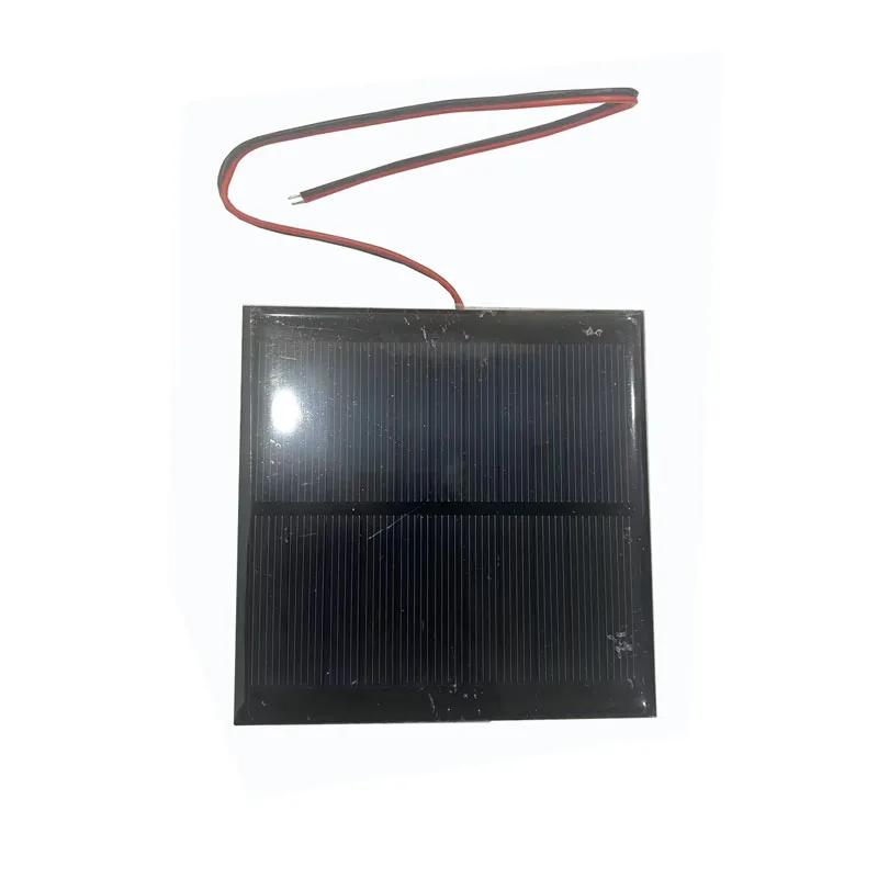 5.5V Solar Panel 1W 180mA With Wire Mini Solar System DIY For Battery Cell Phone Charger