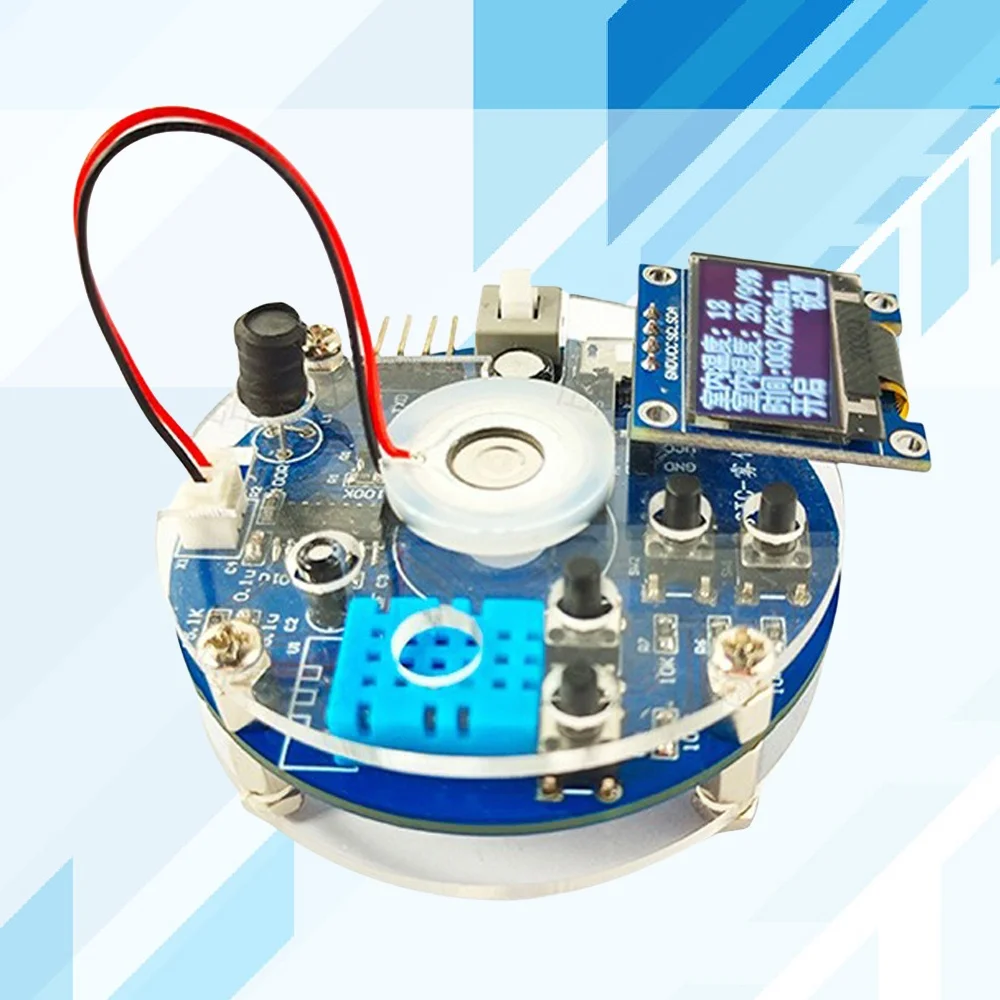 DIY Electronics Kit USB Humidifier with 0.69 OLED Display Humidity STG Atomizer Electronic Soldering Practice Projects DIY KIT