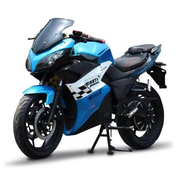High-Speed Adult Racing Electric Scooter for Off-Road Cheap SKD CKD Delivery Lithium Battery Max Speed 80km/h 2wheel Motorcycles