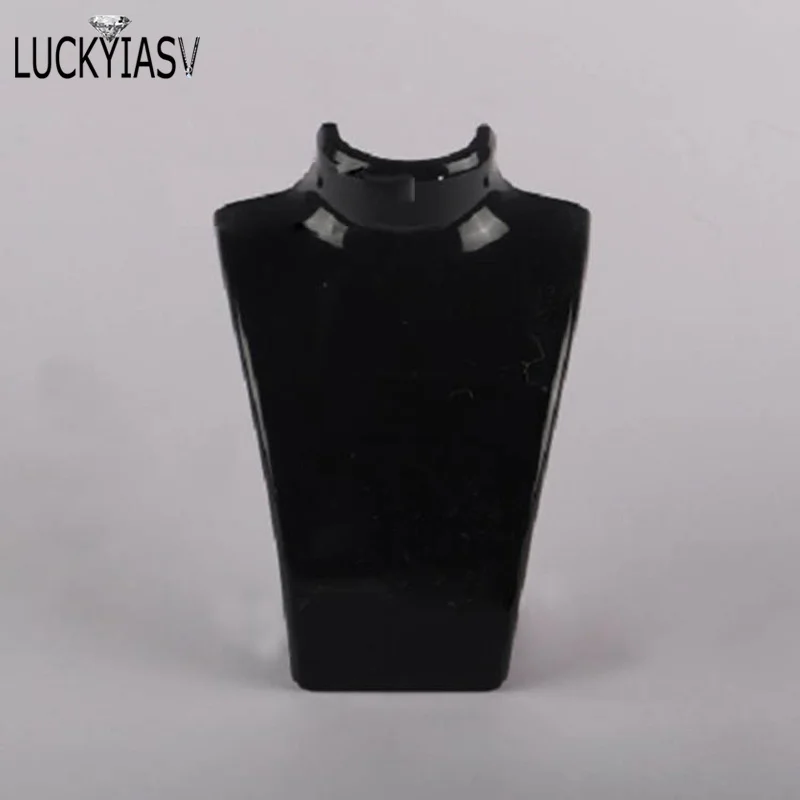 Acrylic Mannequin Necklace Display Bust Stand Jewelry Holder Rack for Necklaces Pendant Earrings Display Stand Shelf