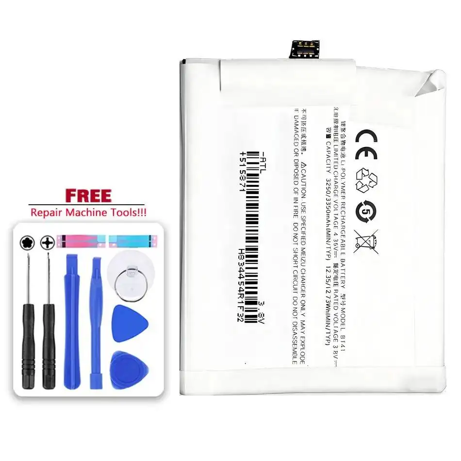 

BT41 For Meizu Meizy MX4 Pro Mobile Phone Battery 3350Mah Long-Lasting Performance