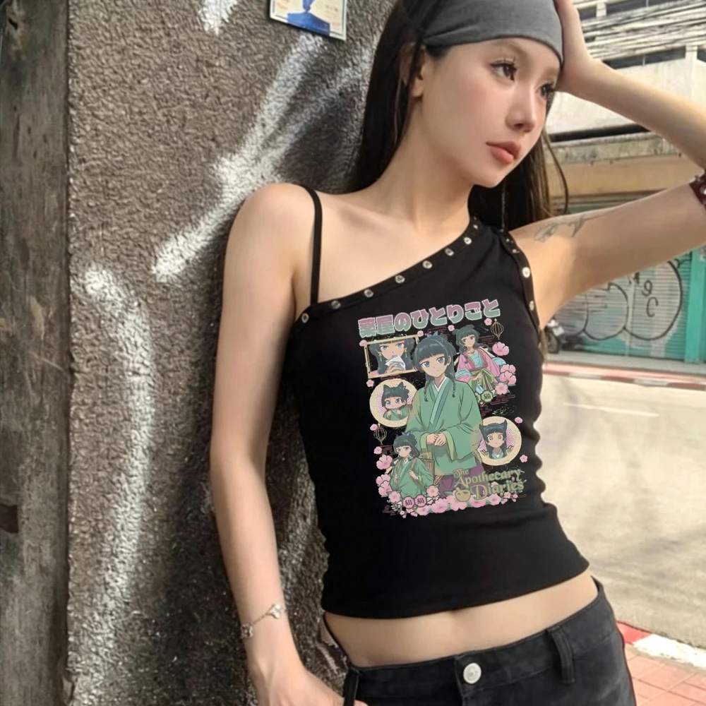 Maomao the Apothecary Diaries cropped top shoujo japanese emo alternative  y2k tshirt graphic korean fashion alternative  goth
