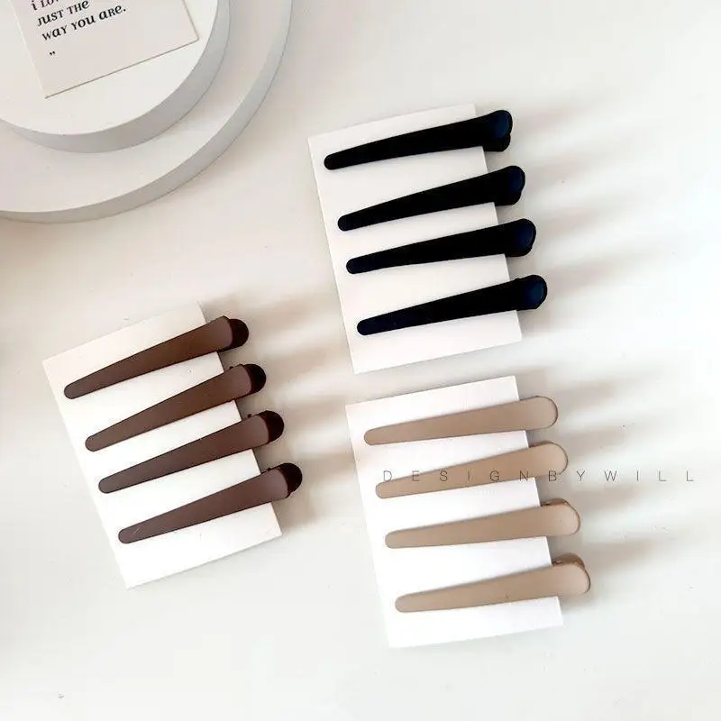 12 PCS Hair Clips for Styling Sectioning 3.1 Inch Matte Alligator Hair Clips Hair Barrettes No Crease Duck Girls Hair Accessorie