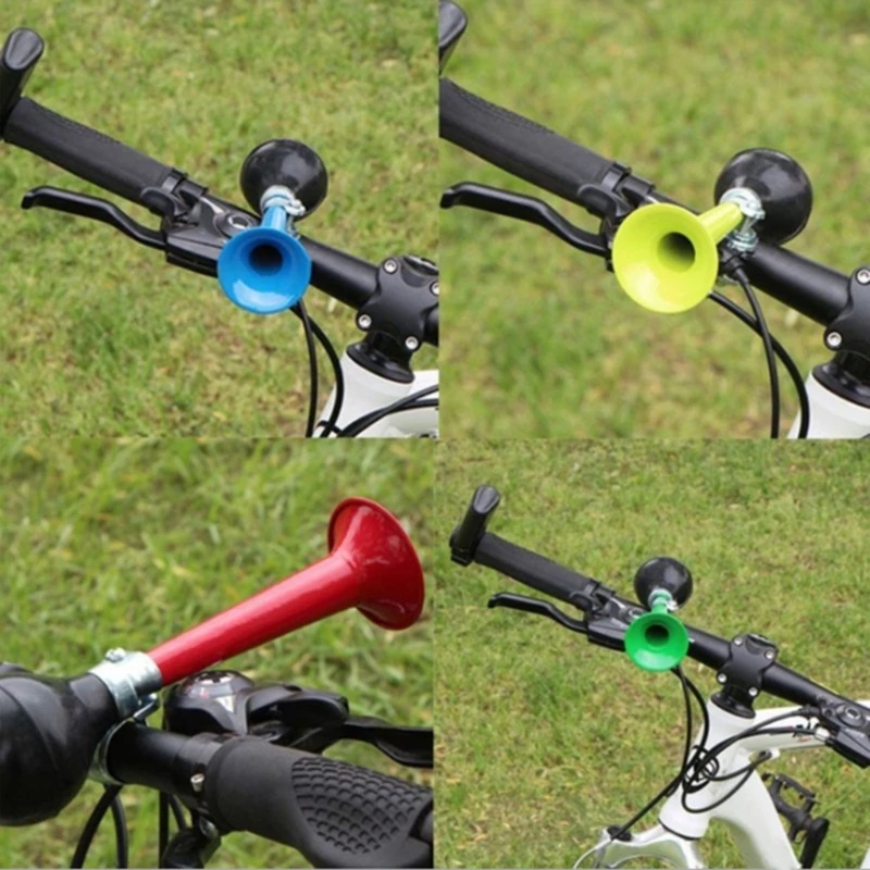 Bike Bugle Horn Metal Air Horn Retro Metal Squeeze Bulb corno da Clown per bici biciclette manubrio e carrello da Golf 6 colori