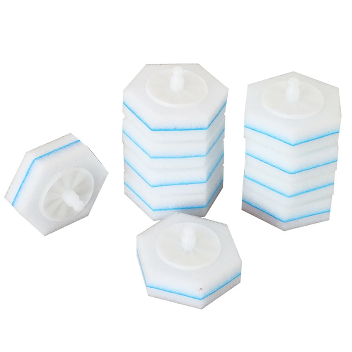 80 Uds cepillo de baño desechable de doble capa de fibra recambios de cepillo de baño varita de limpieza recargas para