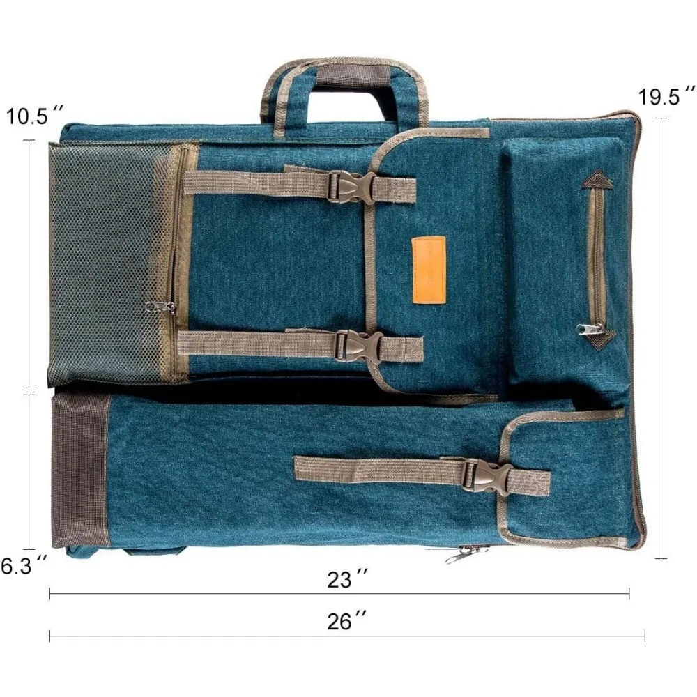 Art Portfolio Case Artist Rugzak Canvas Tas Groot 26" x 19,5"