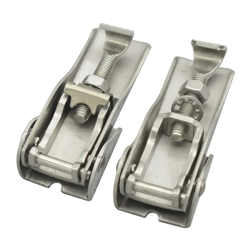 DK602 Tool Box Lock Hasp Hardware Cabinet Industrial Equipment Box Stainless Steel Latch Buckle