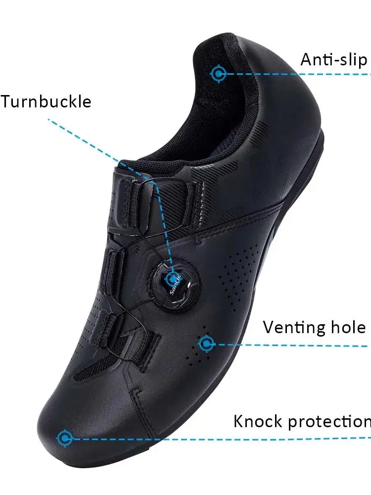 AliExpress Santic Non-Locking Cycling Shoes Men Outdoor Riding Sports Shoes Unisex Adjustable Casual Road Flat Sneakers Comfort Anti-slip