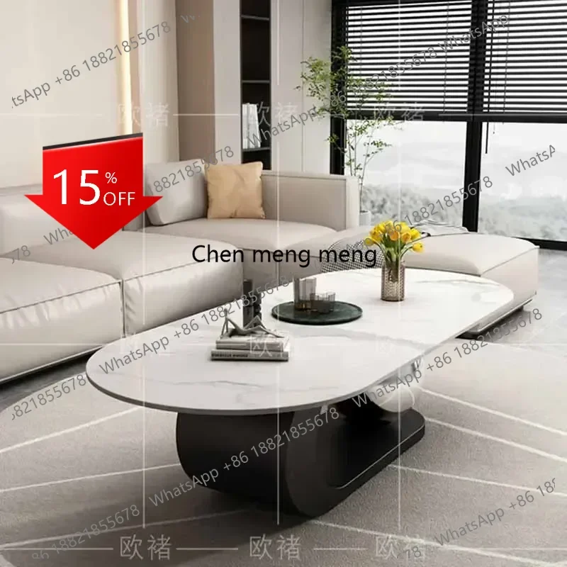

L178 Luxury Bedroom Coffee Table Nordic Premium Minimalist Modern Coffee Tables Metal Aesthetic Moveis Para Sala Loft Decor Inte