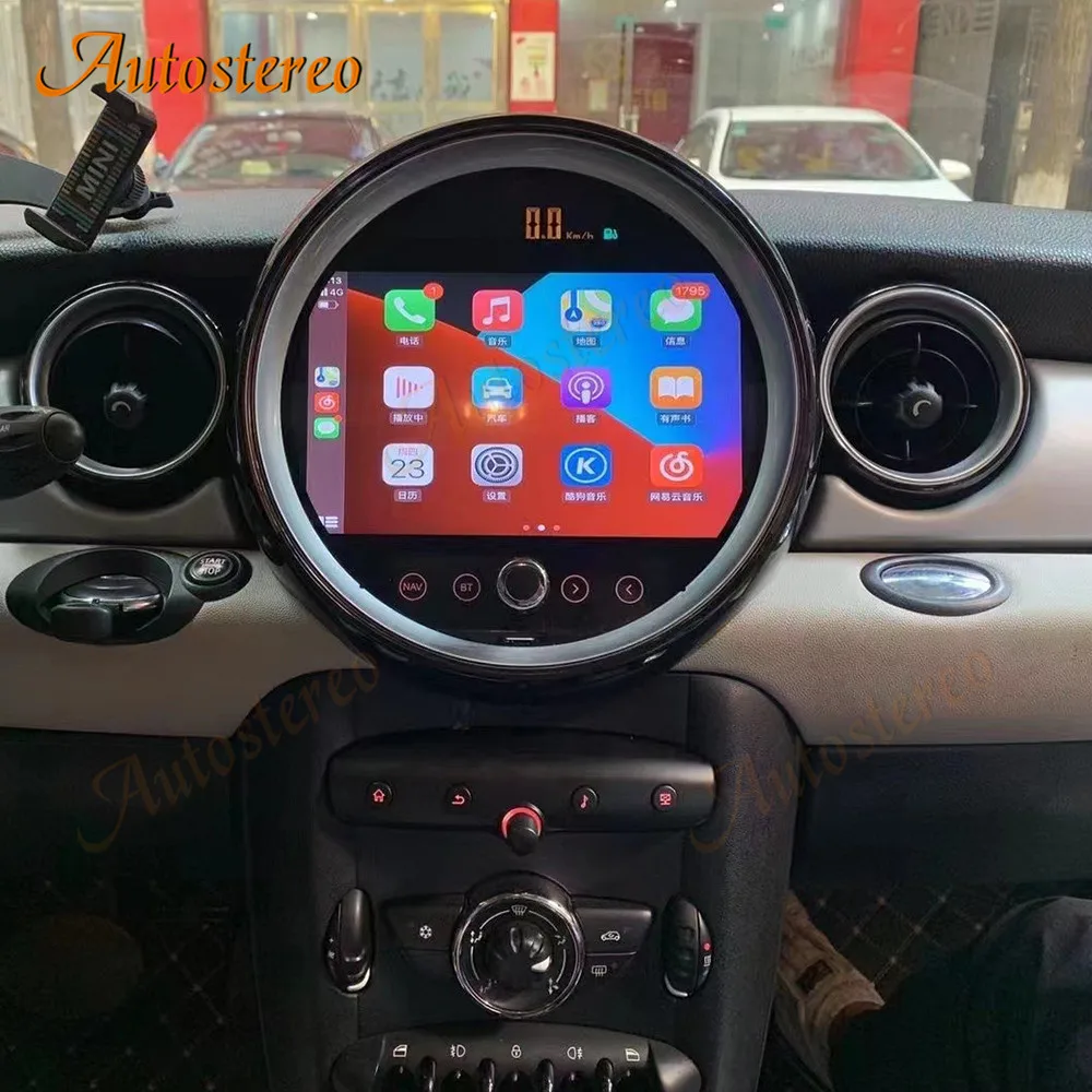 4G LET Auto Stereo Android 12 For MINI R54 R55 2007-2016 64 Colorful Car Multimedia Player GPS Navigation Carplay Radio HeadUnit