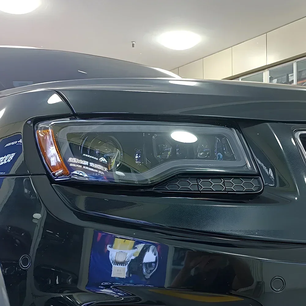 

For Jeep Grand Cherokee 2014-2021 Car Front Lamps Upgrade 3 Projector Lens Style Tool Accessories LED Auto Headlight Assembly