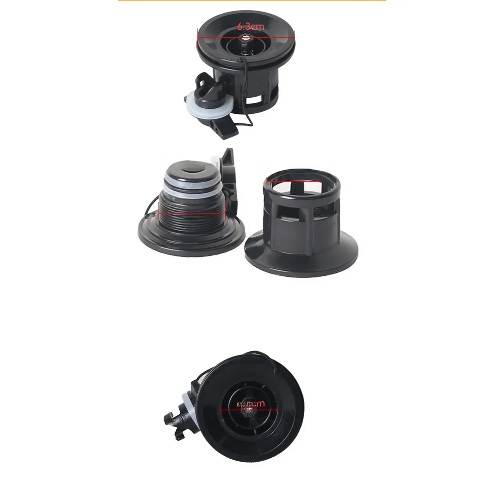 

Вентиль для надувных лодок (черный, серый) с 8 отверстиями, устойчивый к давлению до 30 PSI