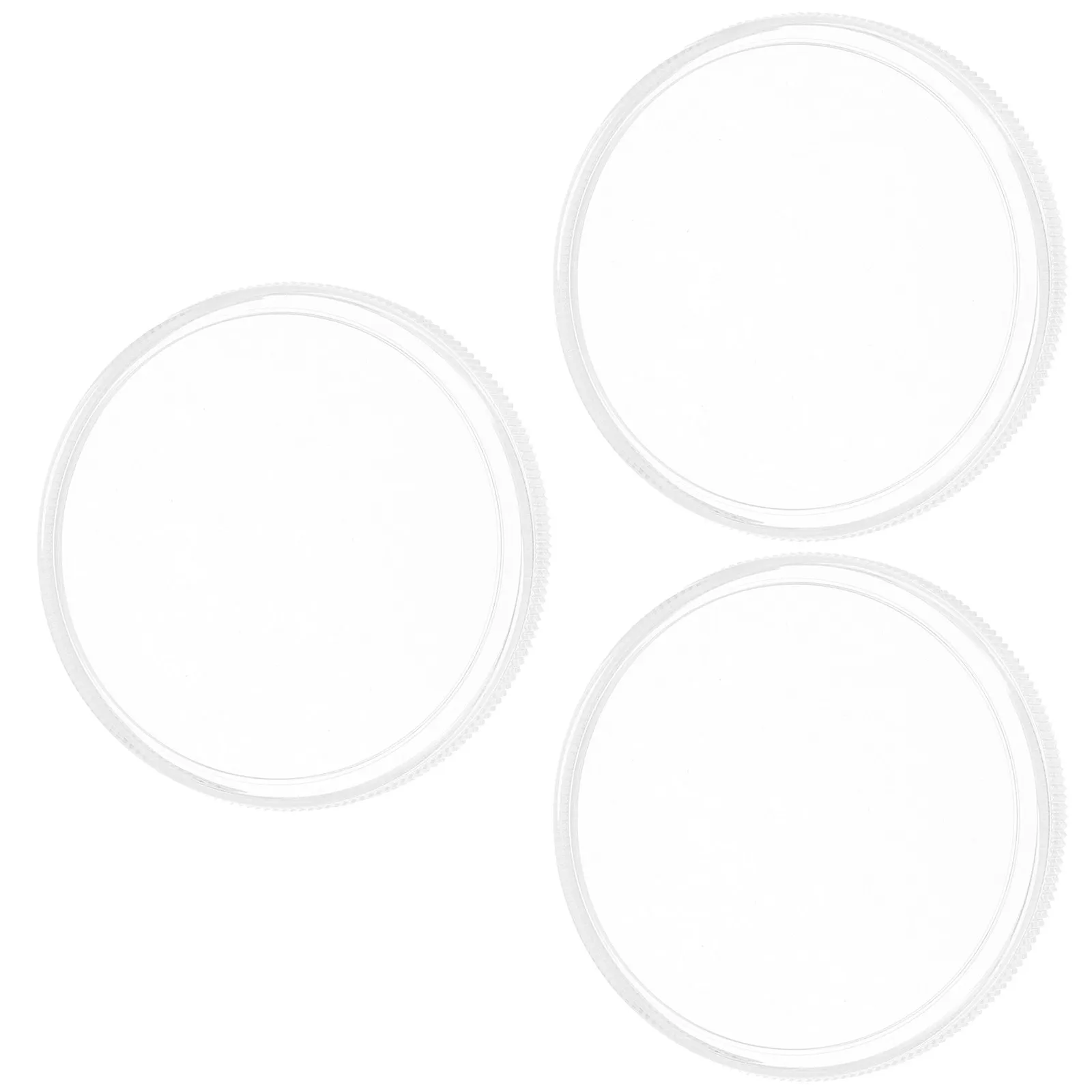 3Pcs Pressure Gauge Cover Clear Flat Lens Transparent Protector Industrial Dustproof Shockproof Replacement Regulator Meter