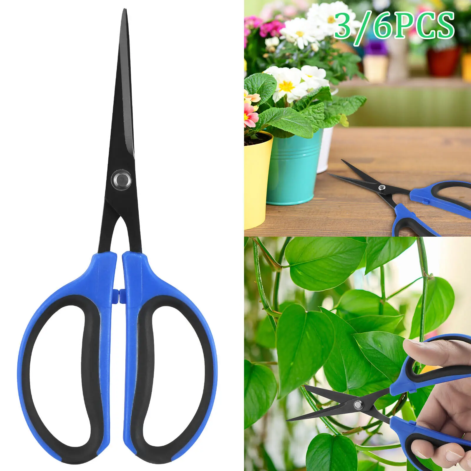 Gardening Scissors PTFE Non Stick Rust Prevention Scissors Express Handmade Scissors Trimming Scissors Office School Supplies